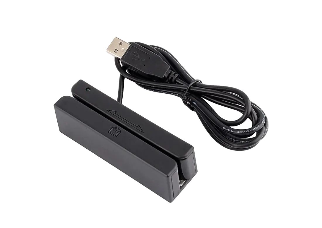 MSR90 USB magstripe card reader.